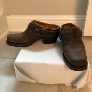 Frye moto mules